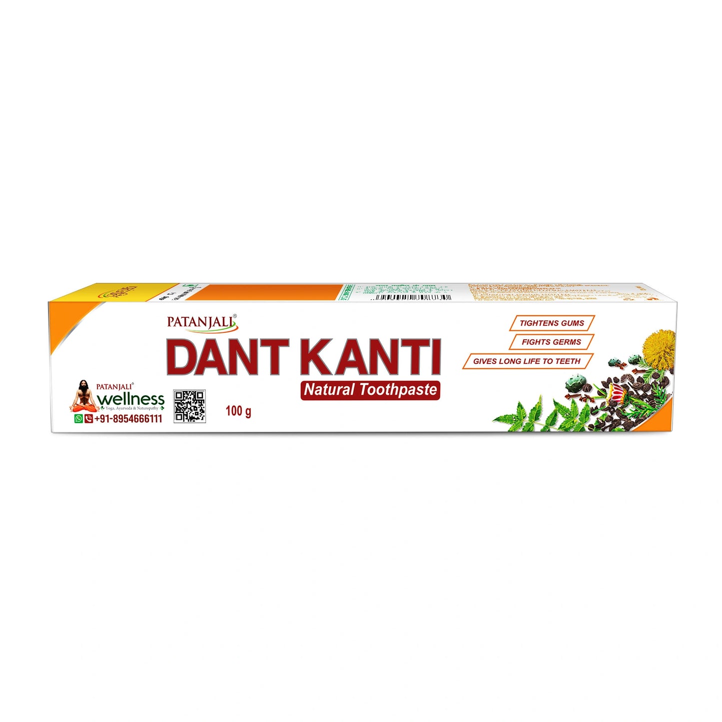Patanjali Dant Kanti Natural Toothpaste 100ml